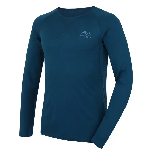 Husky T-shirt Merino homme Husky MERTEE M blue, taille