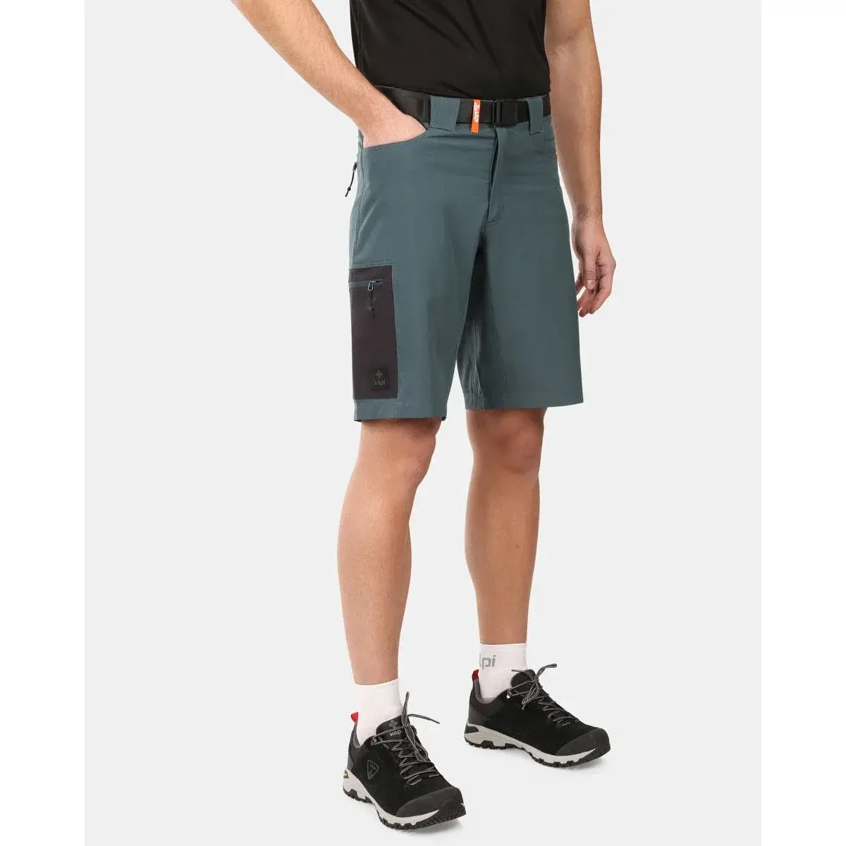Short outdoor homme Kilpi NAVIA-M vert foncé