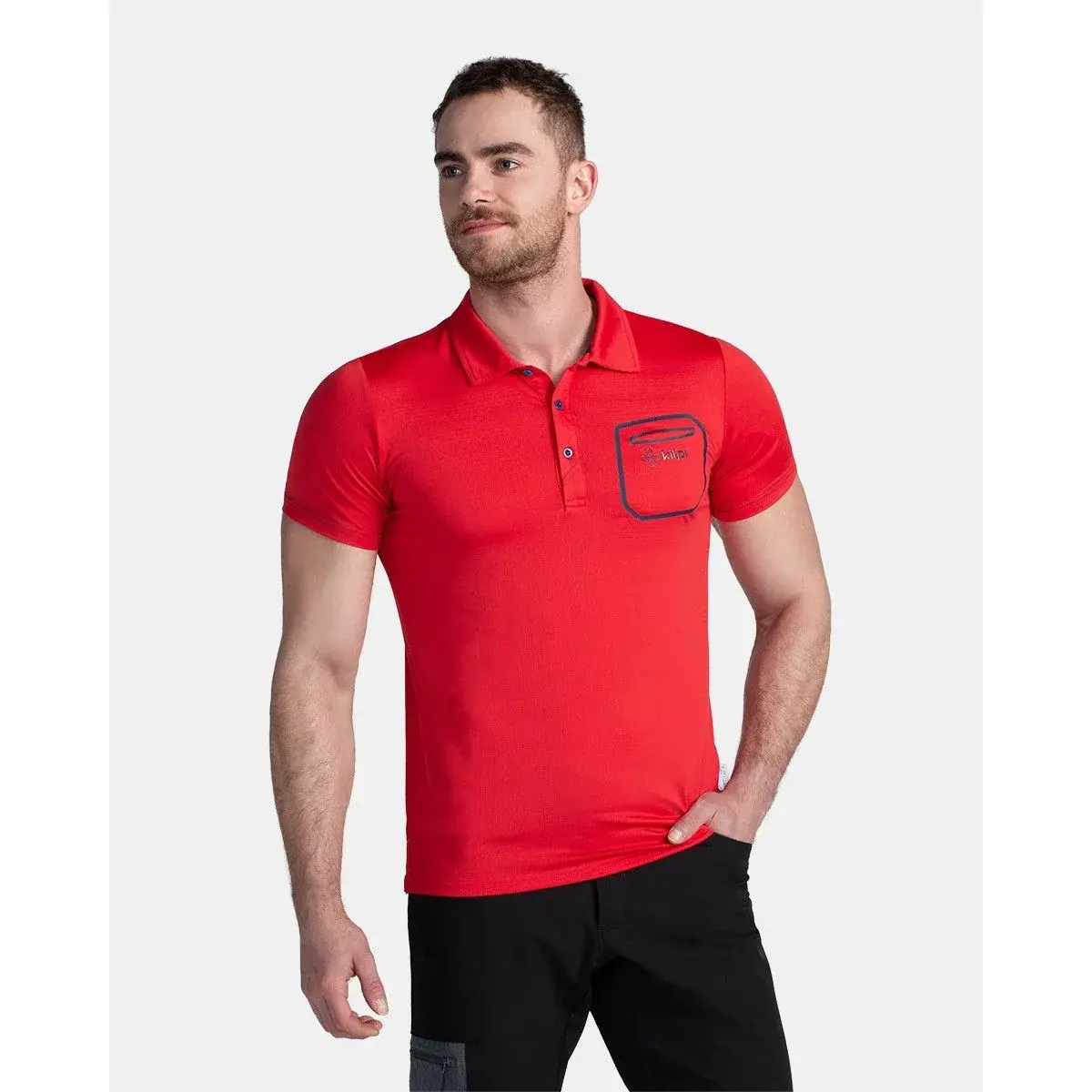 Polo homme Kilpi GIVRY-M rouge