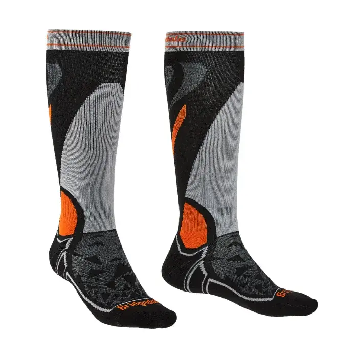Chaussettes homme Bridgedale Ski Midweight black/silver/822