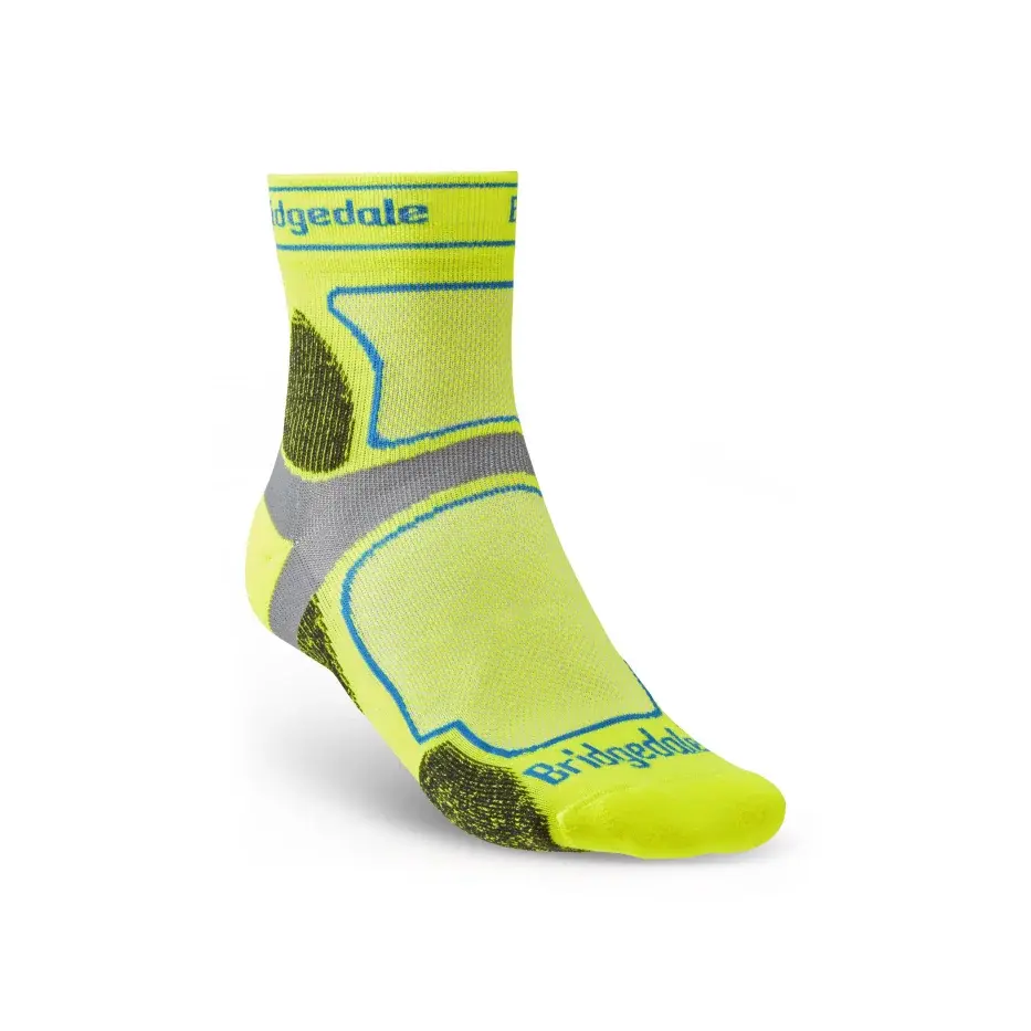 Bridgedale Chaussettes de running homme Bridgedale Trail Run UL T2 CS 3/4 Crew yellow