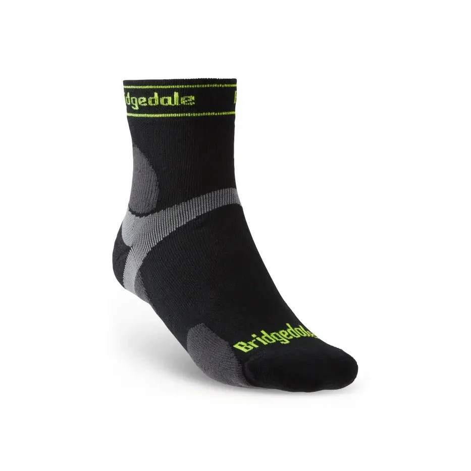 Bridgedale Chaussettes de running homme Bridgedale Trail Run UL T2 MS 3/4 Crew black