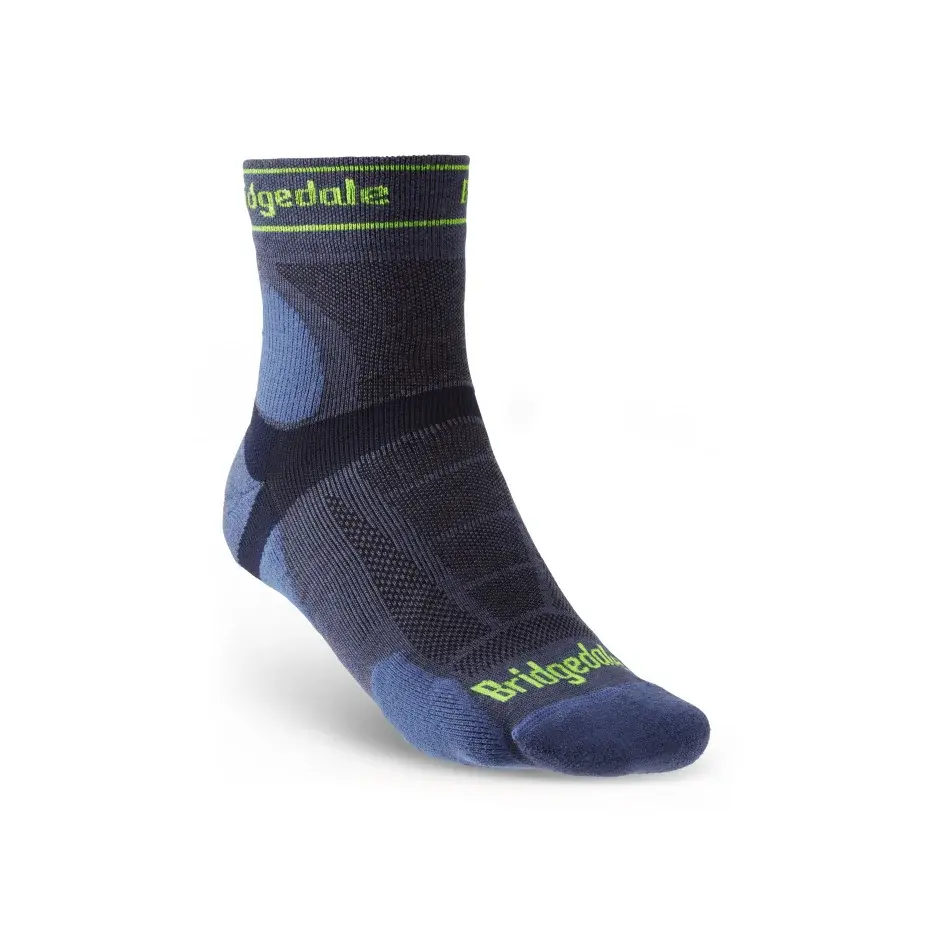 Bridgedale Chaussettes de running homme Bridgedale Trail Run UL T2 MS 3/4 Crew blue