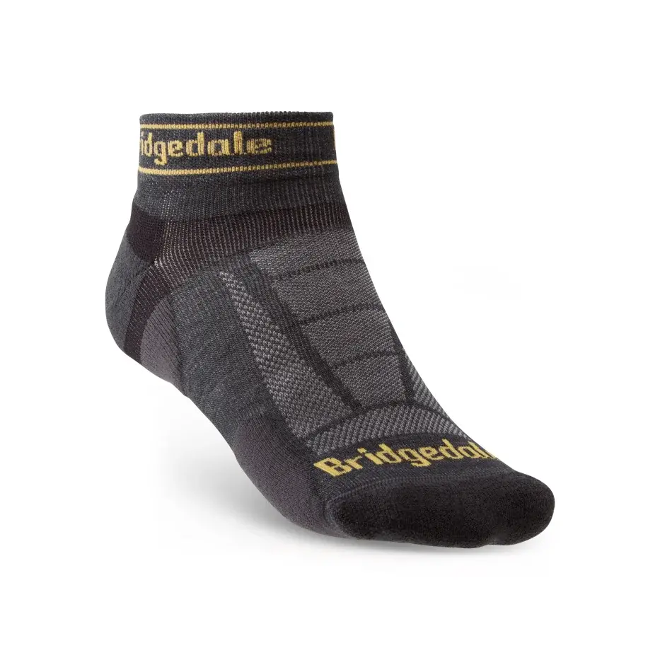 Bridgedale Chaussettes de running homme Bridgedale Trail Run UL T2 MS Low gunmetal