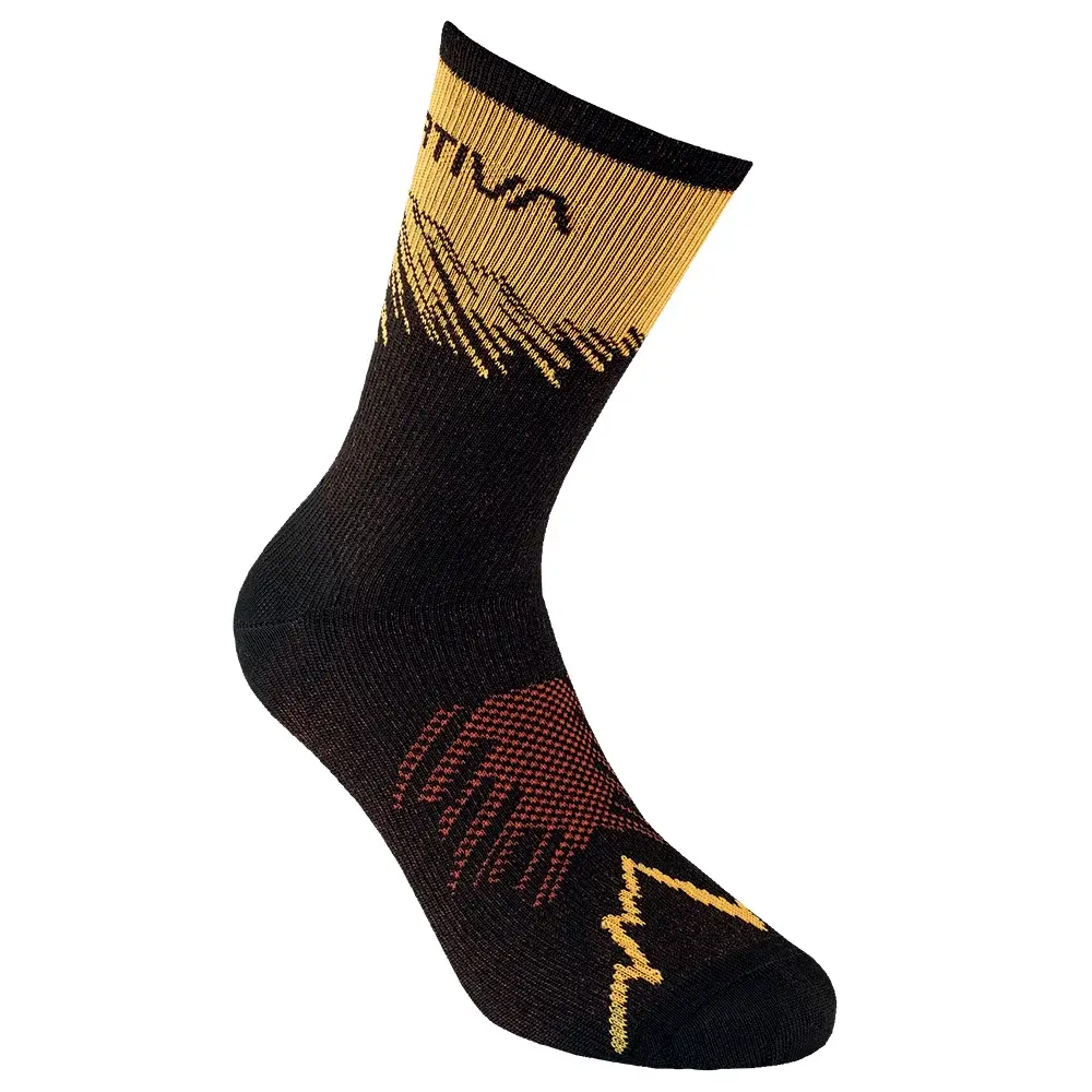 Chaussettes homme La Sportiva Sky Socks black/yellow