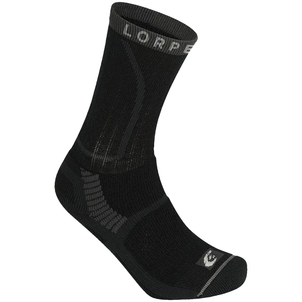 Lorpen Chaussettes homme Lorpen Midweight Hiker Eco ULTRABLACK