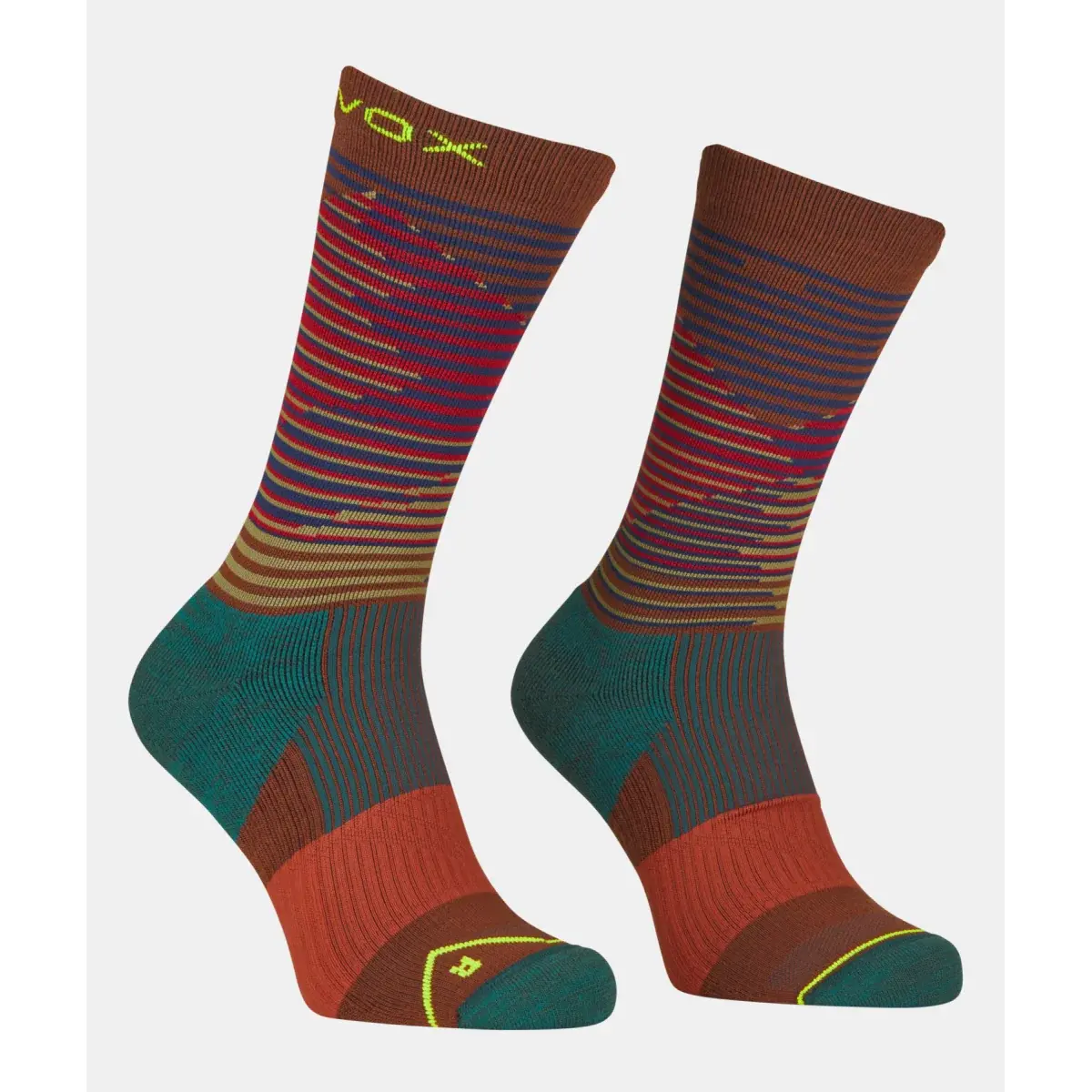 Ortovox Chaussettes homme Ortovox All Mountain Mid Socks clay orange