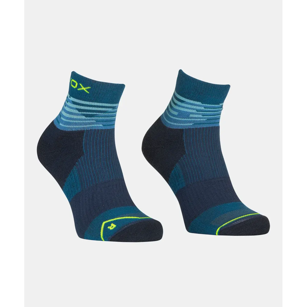 Ortovox Chaussettes homme Ortovox All mountain Quarter Socks petrol blue