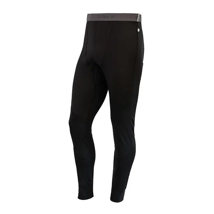 Sensor Caleçon long technique homme Sensor Coolmax Tech noir