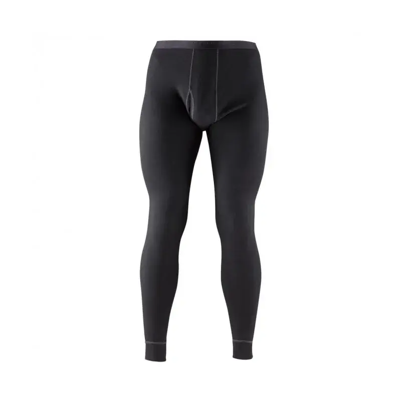 Devold Caleçon long en laine double épaisseur homme Devold Expedition Man Long Johns W/Fly noir