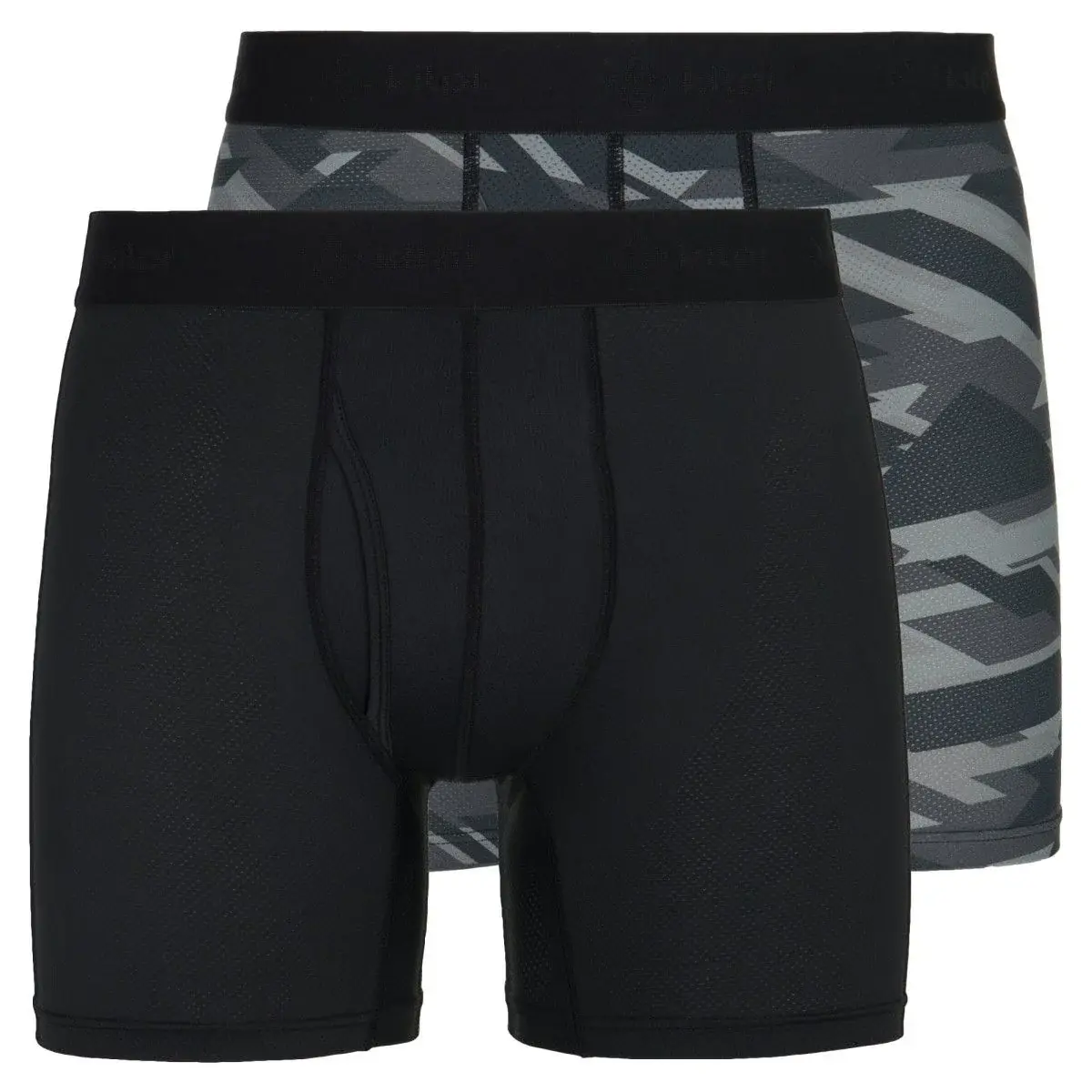 Boxer technique homme Kilpi 2 pack Nett-U Noir/Gris foncé