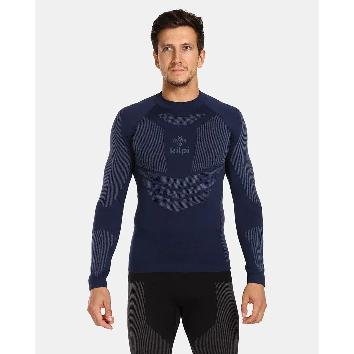 T-shirt thermique homme Kilpi NATHAN-M bleu foncé