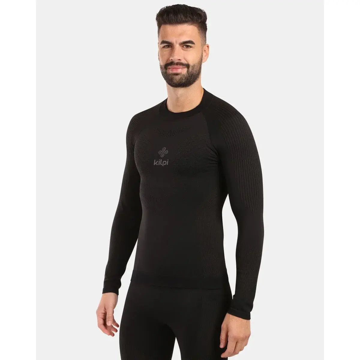 T-shirt thermique homme Kilpi NATHAN-M noir
