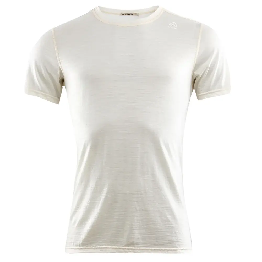 Aclima T-shirt thermique homme Aclima LightWool Undershirt Tee nature