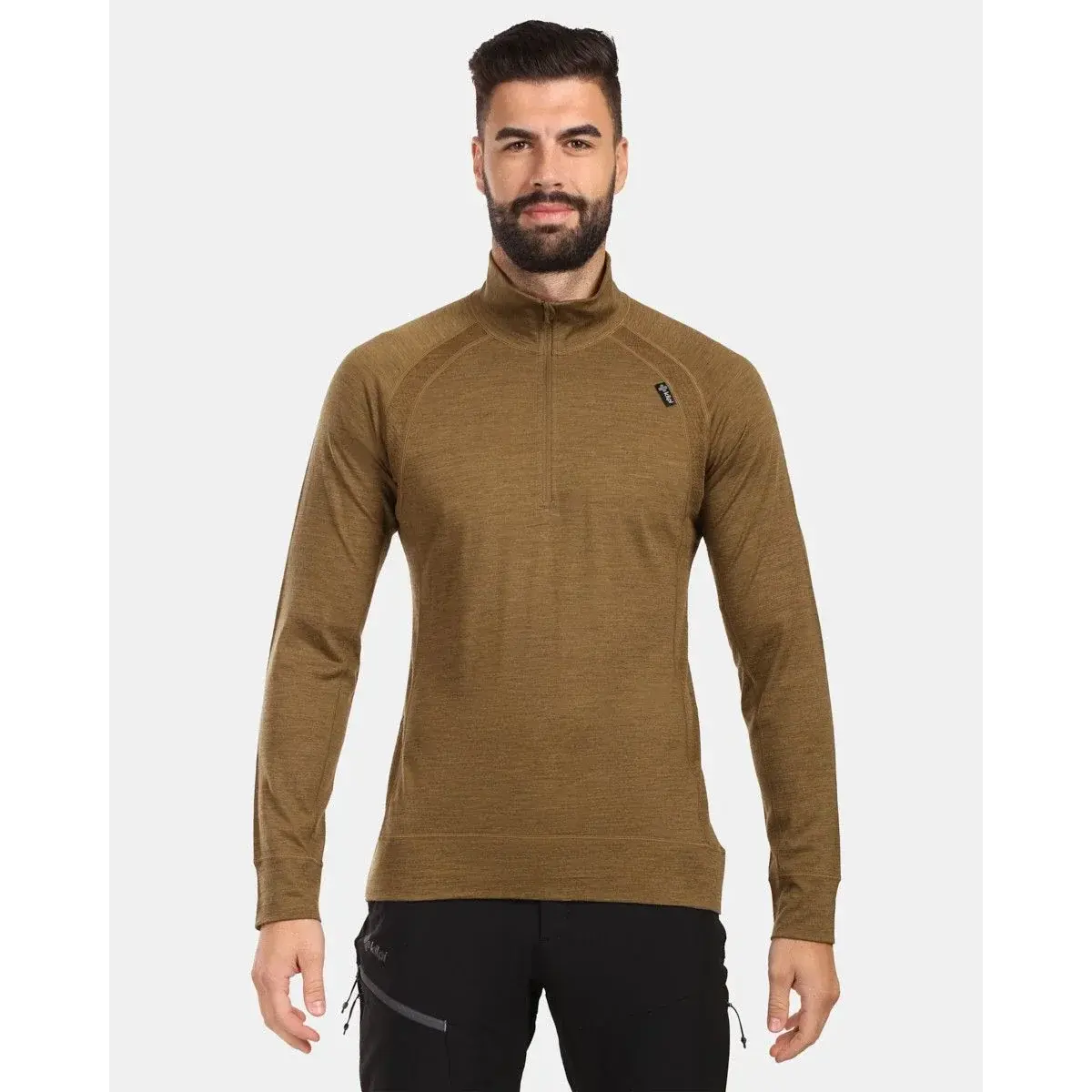 Kilpi T-shirt thermique homme Kilpi JAGER-M marron