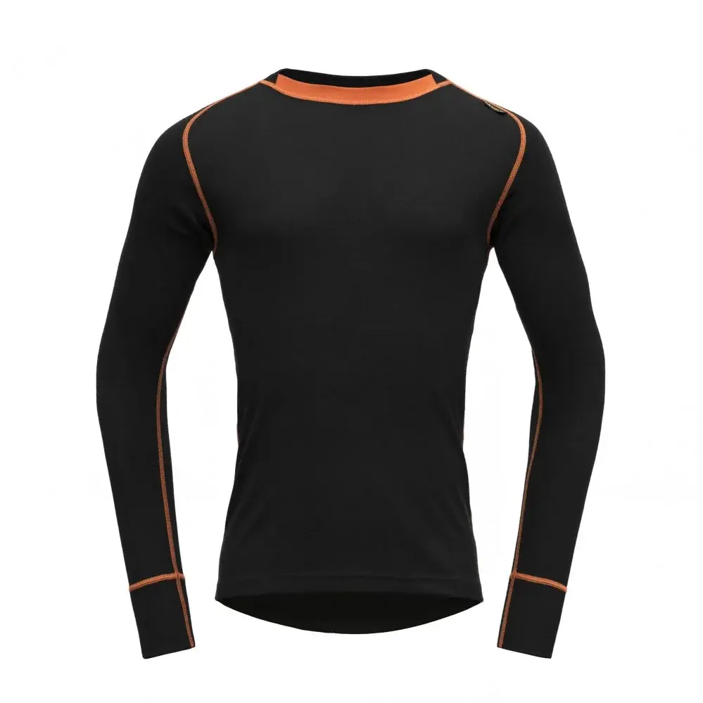 Devold T-shirt technique homme Devold Basic Man Shirt Black
