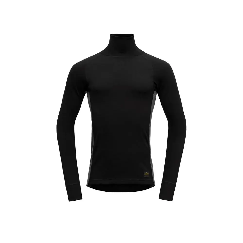 Devold T-shirt technique homme Devold Spirit High Neck Black
