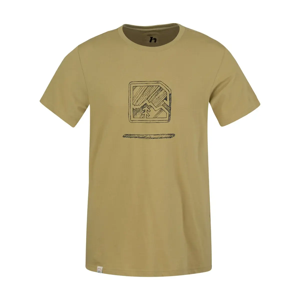 T-shirt homme Hannah Miko khaki (anthracite)