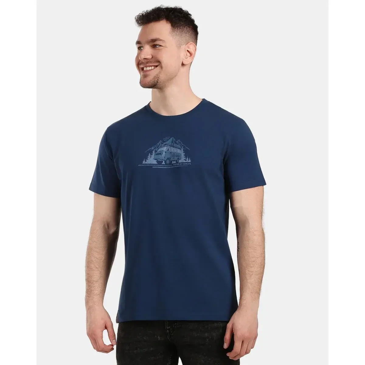 Kilpi T-shirt homme Kilpi DISCOVER-M 2026 bleu foncé