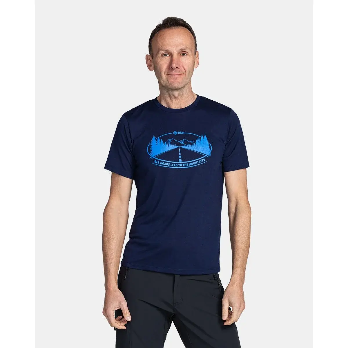 T-shirt homme Kilpi Garove-M bleu foncé