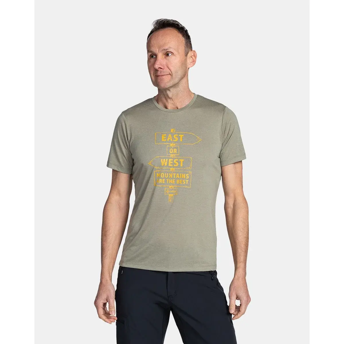 T-shirt homme Kilpi Garove-M vert foncé