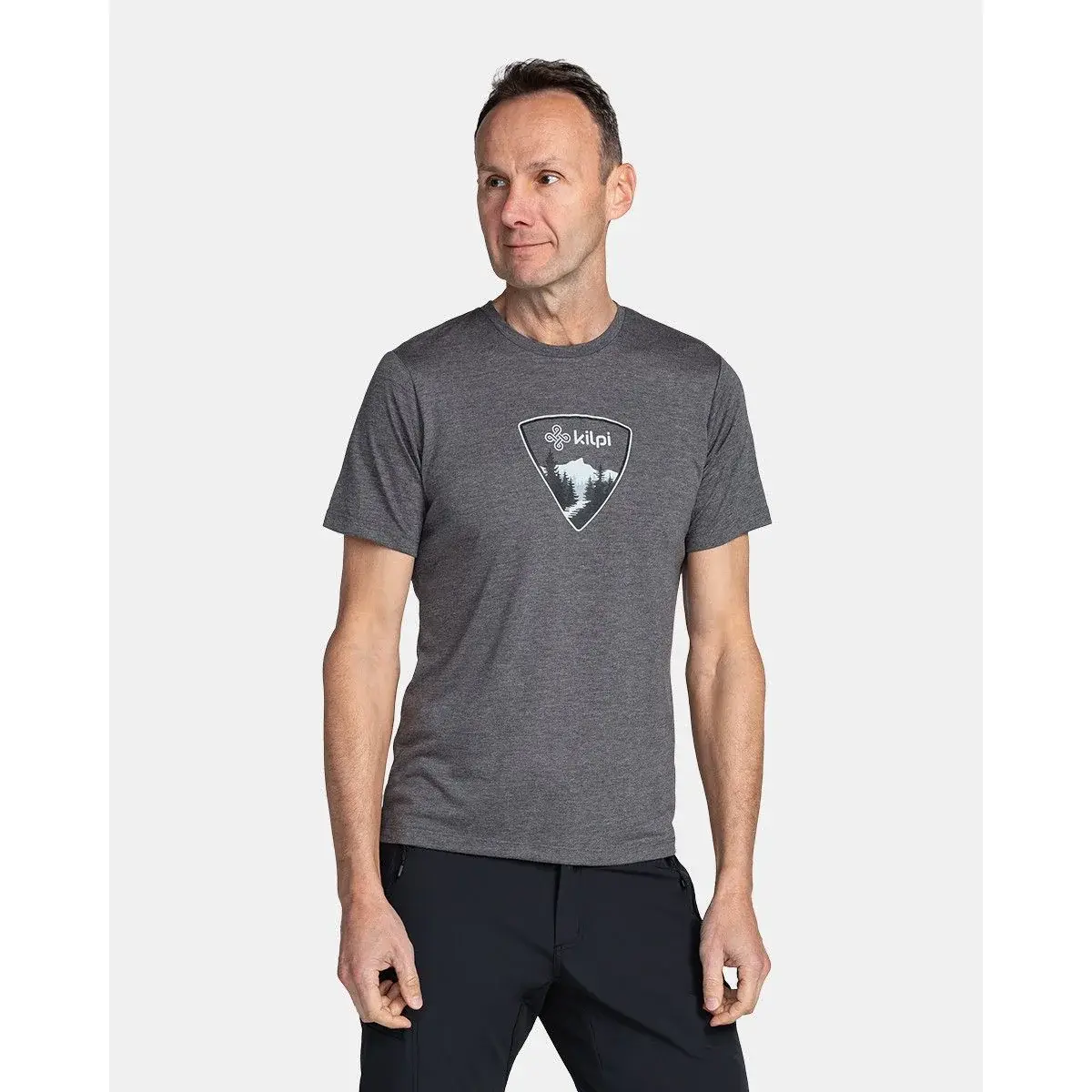 T-shirt homme Kilpi Garove-M gris foncé