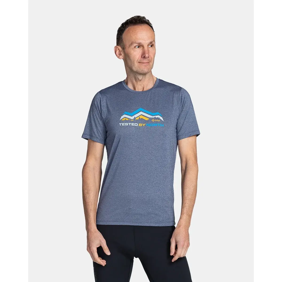 T-shirt homme Kilpi Giano-M bleu foncé