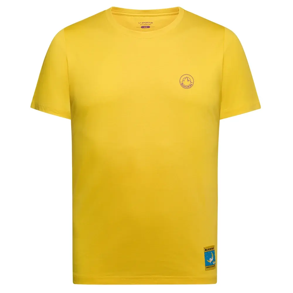 La Sportiva T-shirt homme La Sportiva Climbing on the Moon giallo/viola