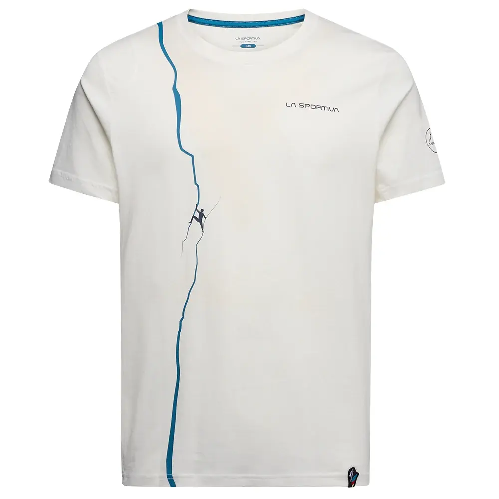 La Sportiva T-shirt homme La Sportiva Route chalk/lake
