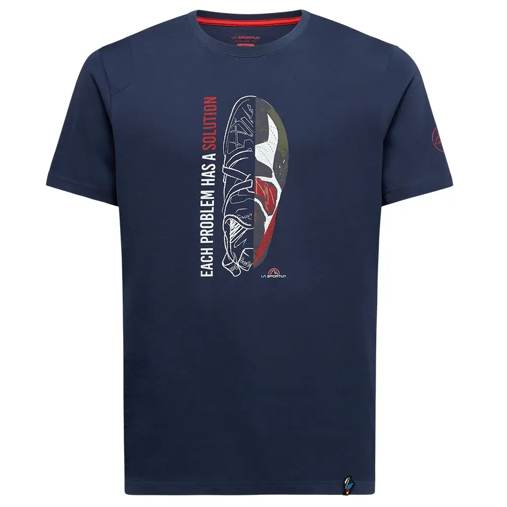 T-shirt homme La Sportiva Solution T-Shirt night sky/mountain red