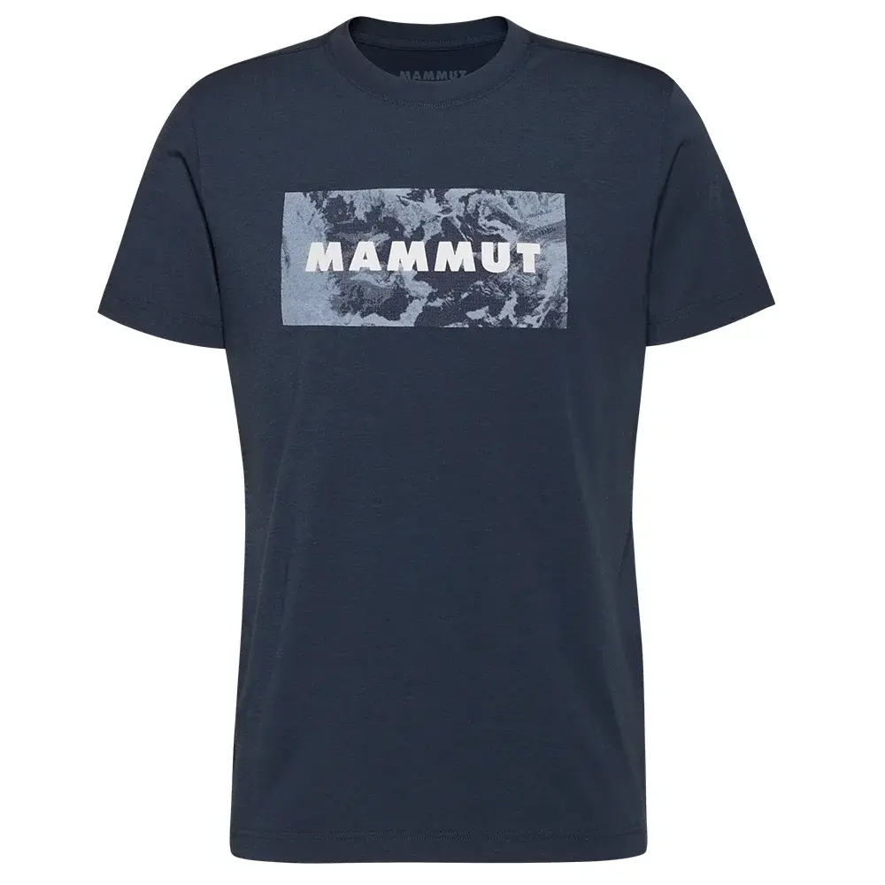 T-shirt homme Mammut Trovat T-Shirt Logo marine