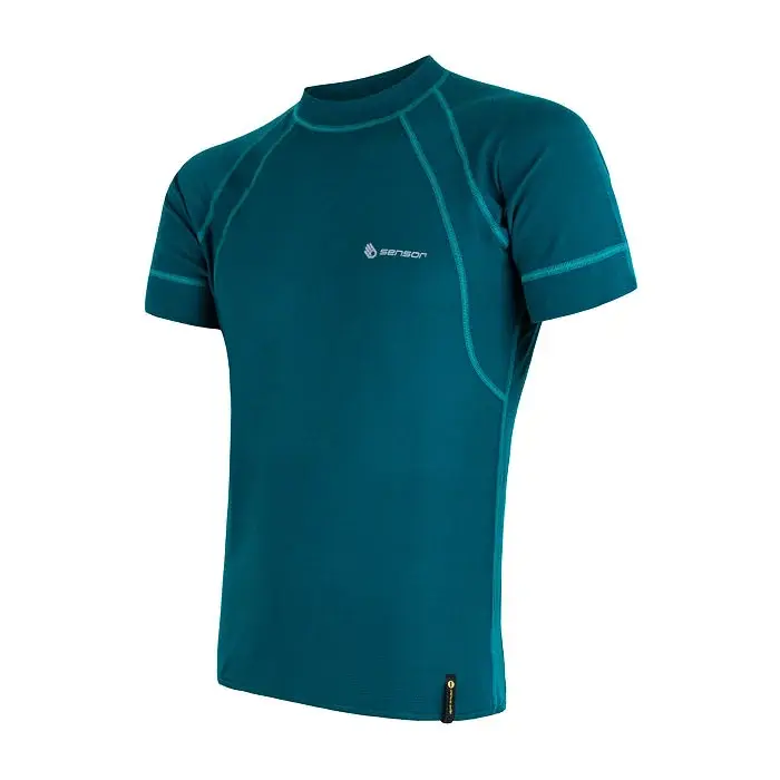 Sensor T-shirt technique manches courtes homme Sensor Double Face saphir