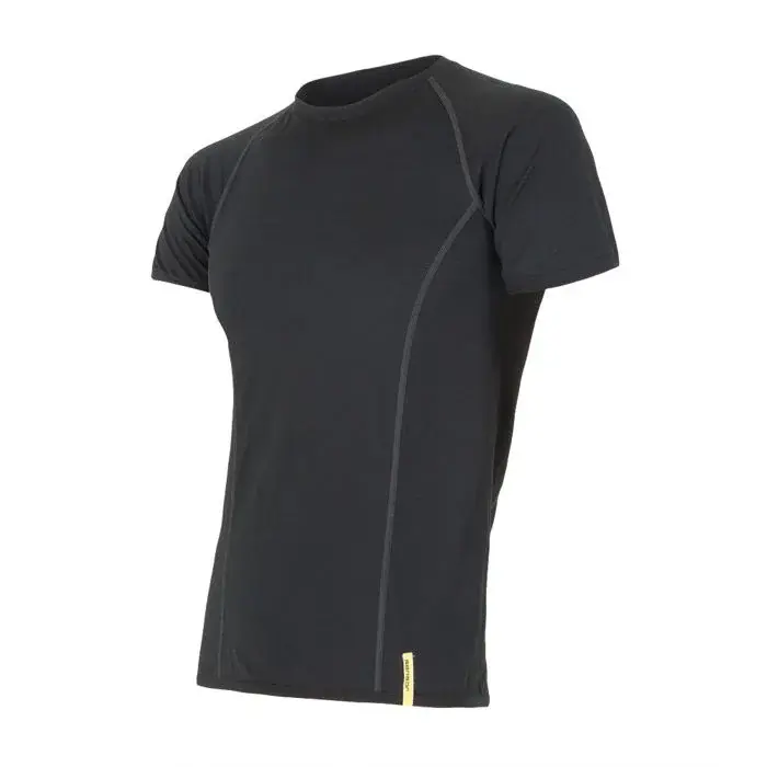 Sensor T-shirt technique manches courtes homme Sensor Merino Active noir