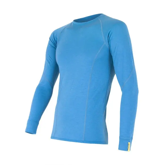 Sensor T-shirt technique manches longues homme Sensor Merino Active bleu