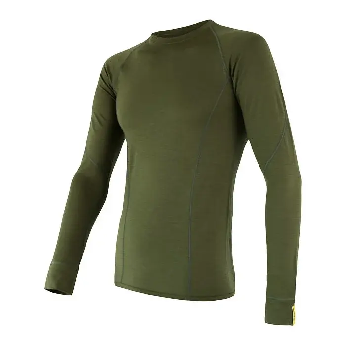 Sensor T-shirt technique manches longues homme Sensor Merino Active safari