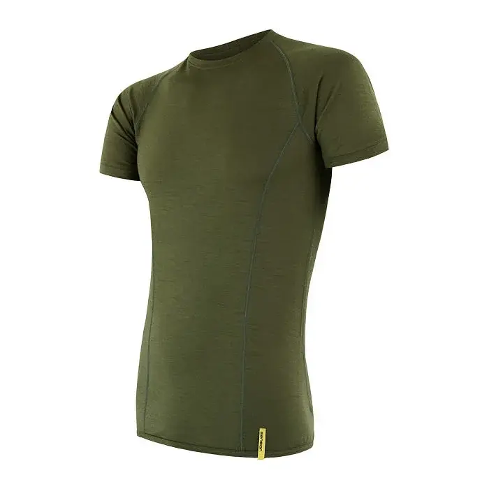Sensor T-shirt technique manches courtes homme Sensor Merino Active safari