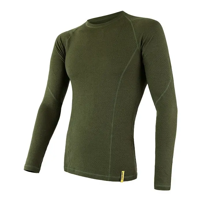 Sensor T-shirt technique manches longues homme Sensor Merino DF safari