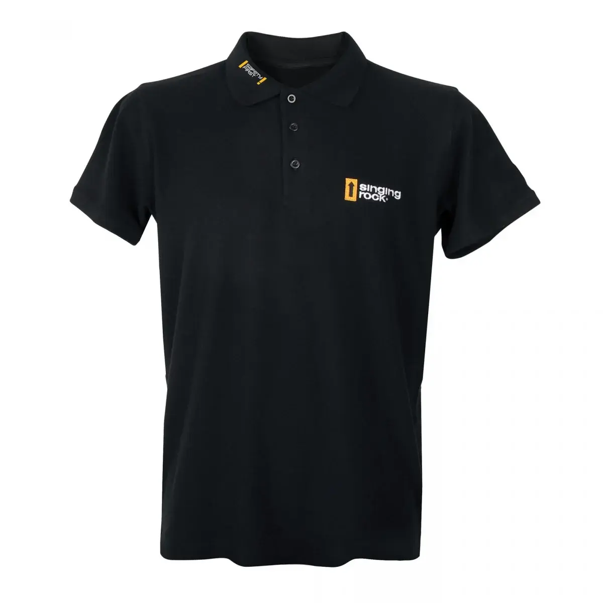 T-shirt homme Singing Rock Polo t-shirt noir