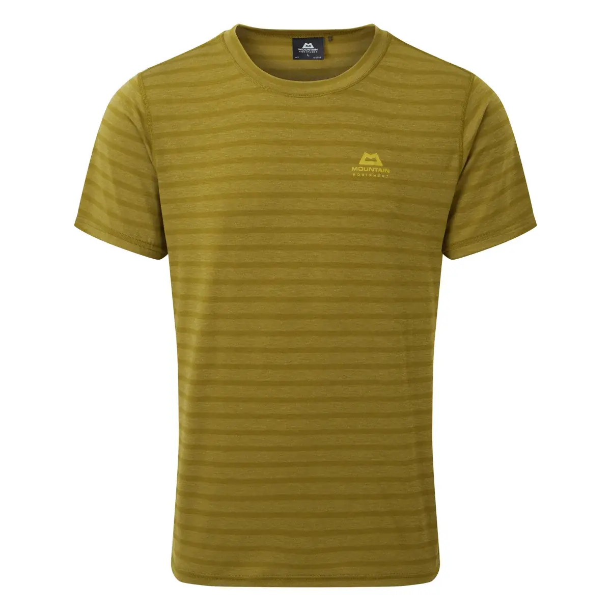 T-shirt homme Mountain Equipment Groundup Tee Fir Green stripe