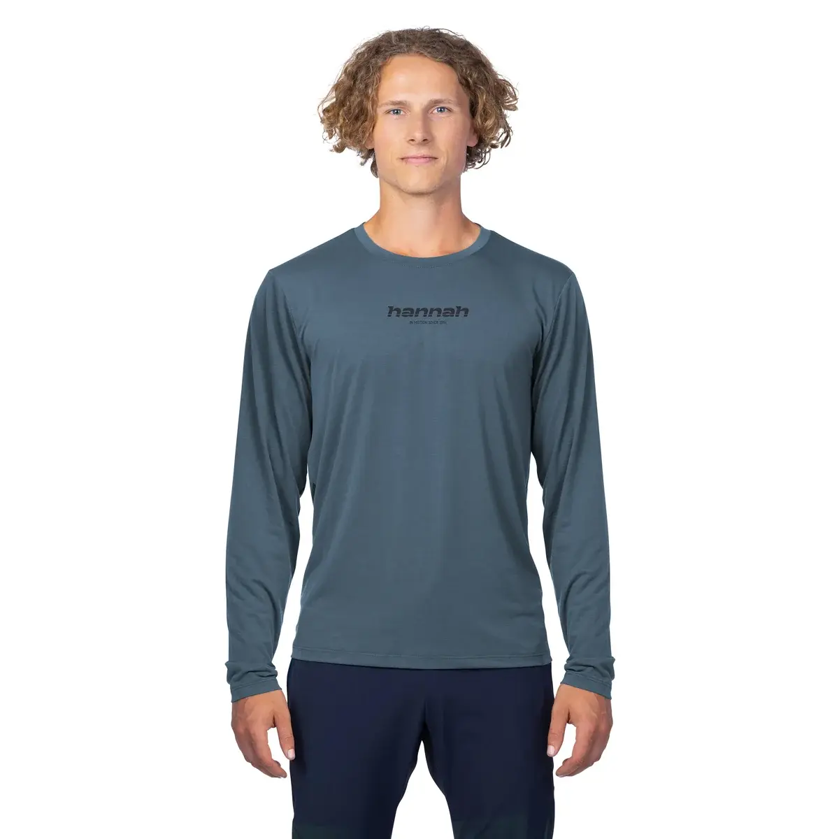 T-shirt manches longues homme Hannah Bine L/S anthracite