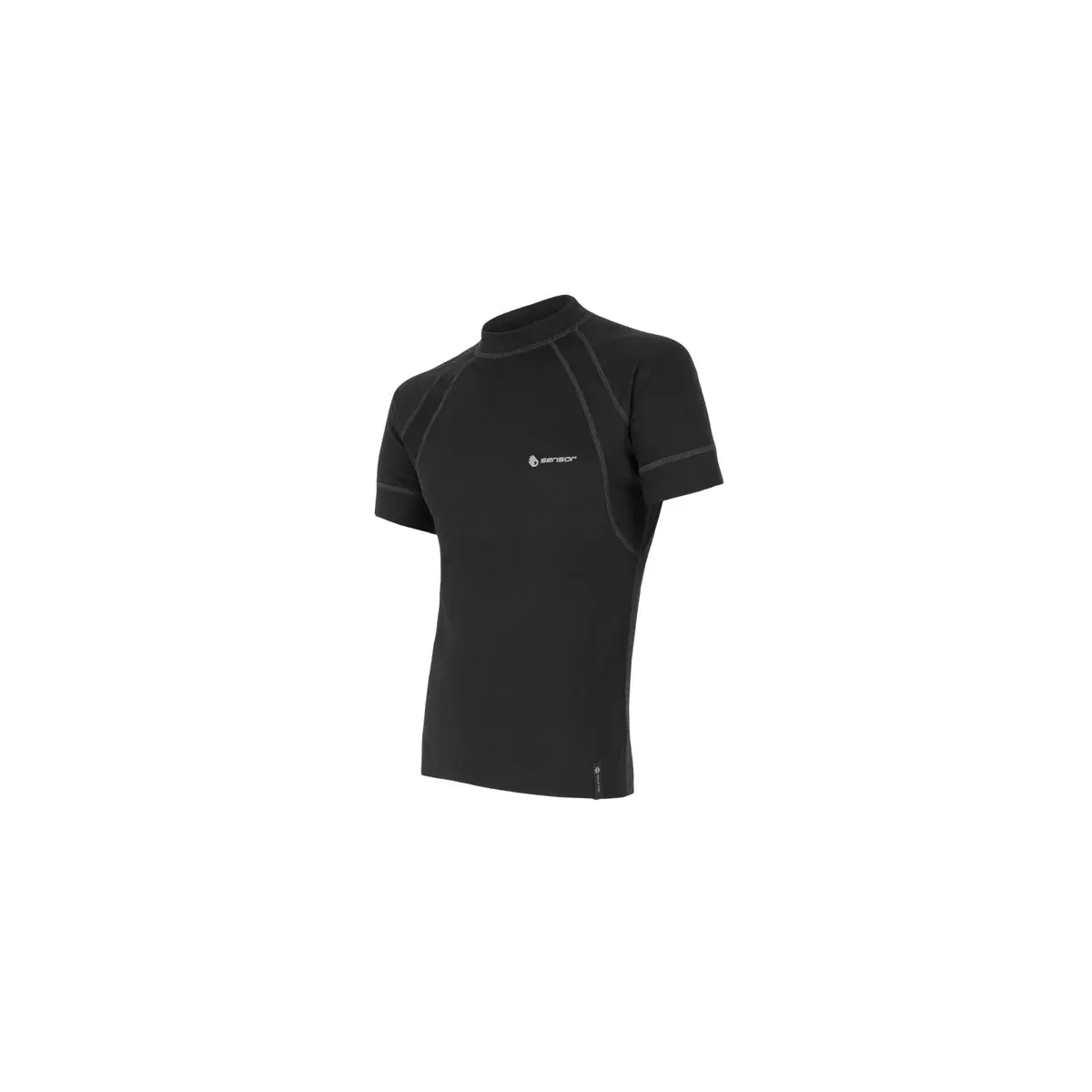 T-shirt manches courtes homme Sensor Double Face noir