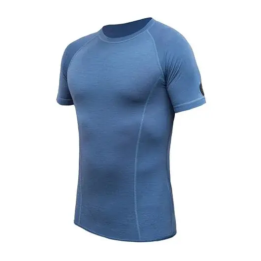 Sensor T-shirt manches courtes homme Sensor Merino Air riviera blue