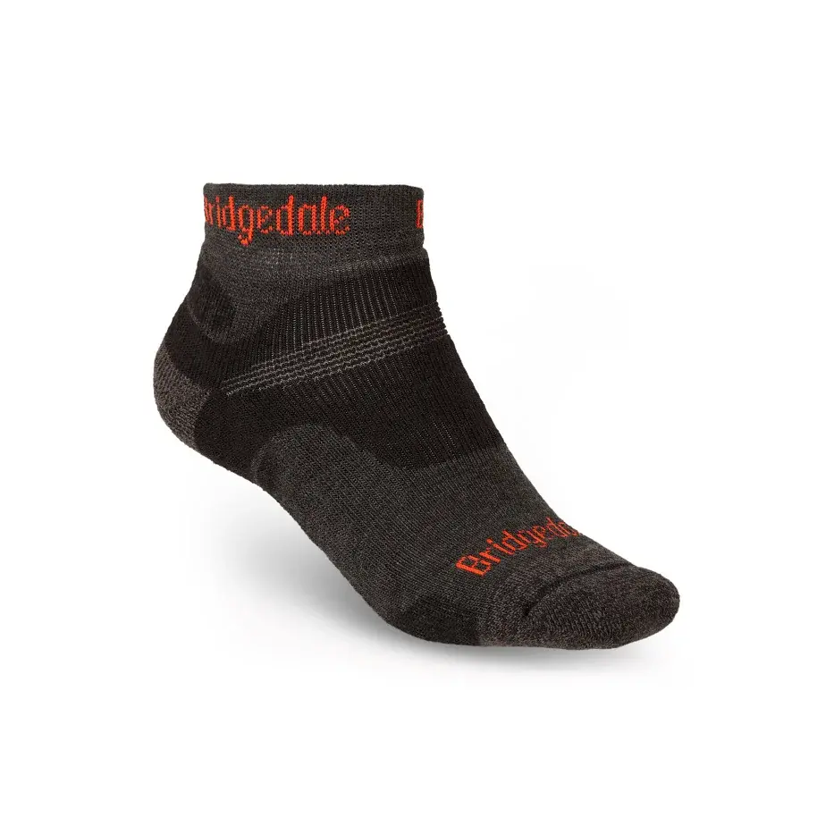 Chaussettes homme Bridgedale Hike Midweight Performance Ankle Graphite/Orange