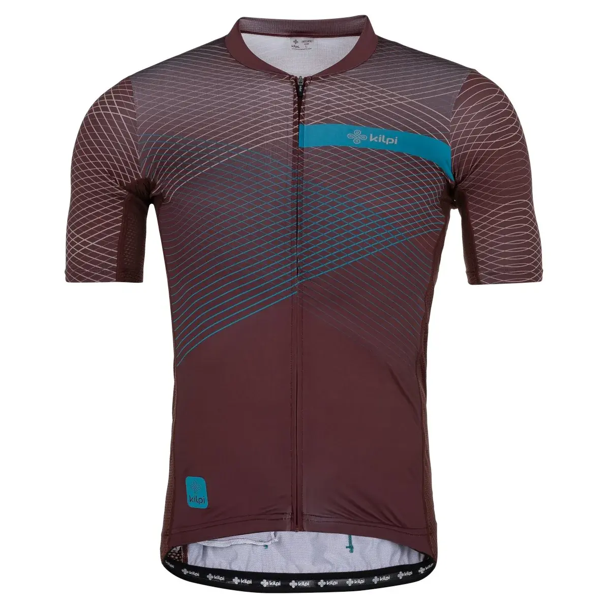 Kilpi Maillot vélo homme Kilpi Nerito M rouge foncé