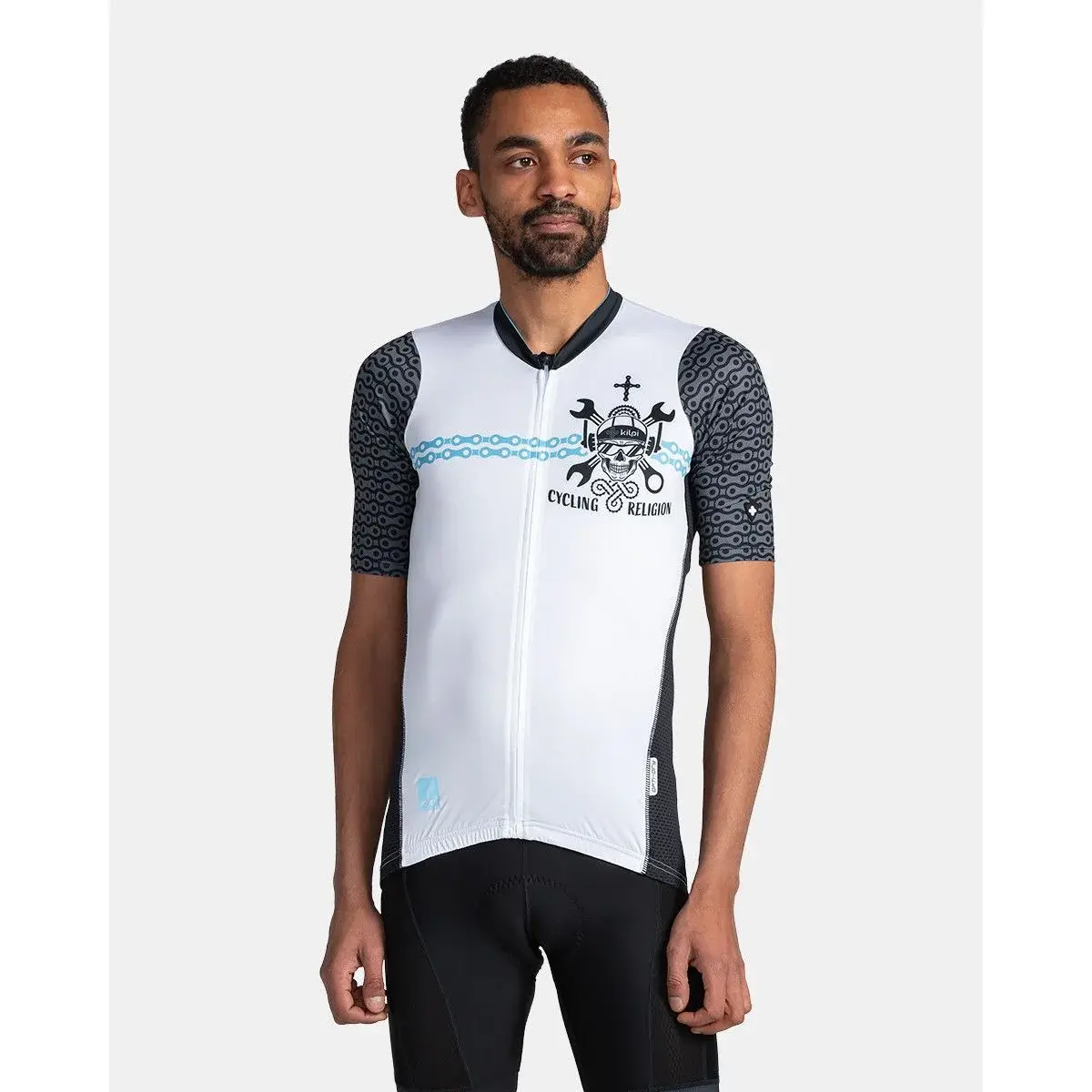 Kilpi Maillot vélo homme Kilpi Rival-M blanc
