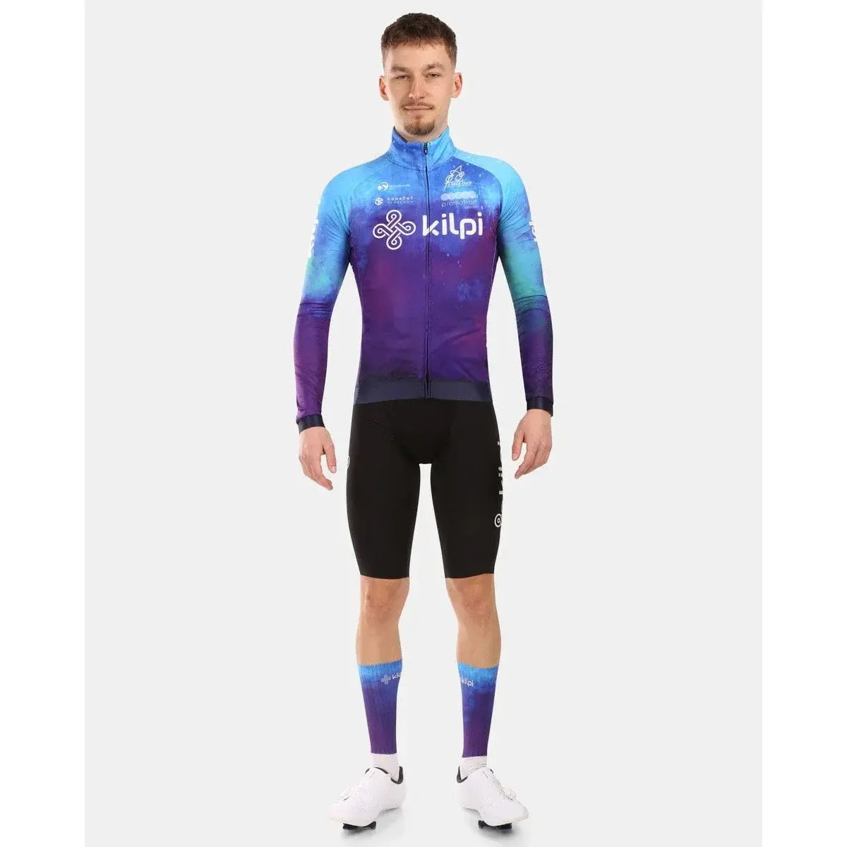 Kilpi Maillot de vélo manches longues homme Kilpi VULCANO-M bleu