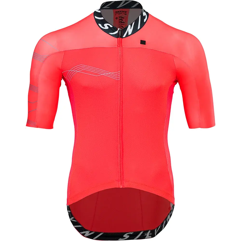 Maillot vélo homme Silvini Stelvio Ruby black