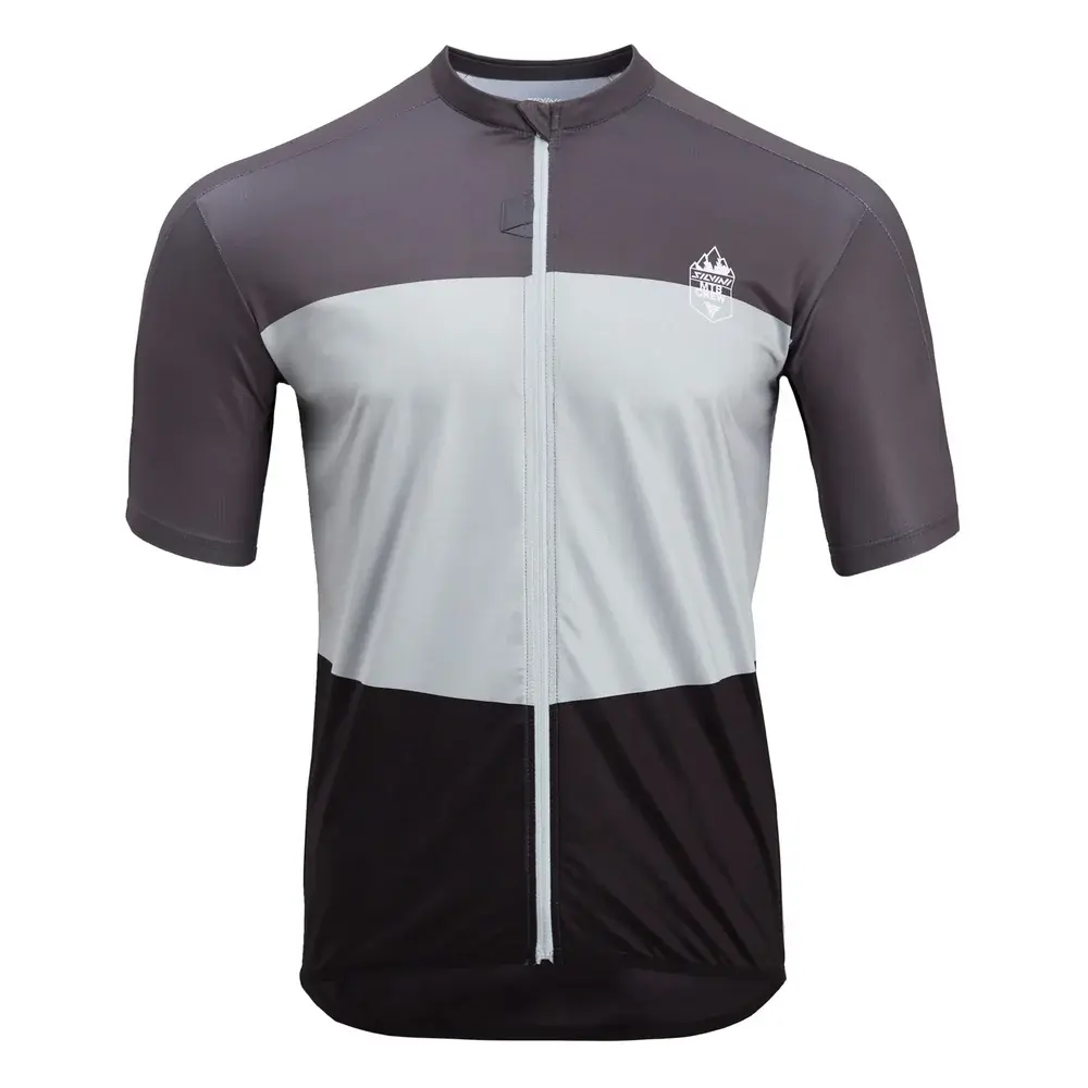 Maillot vélo homme Silvini Turano Pro Cloud black