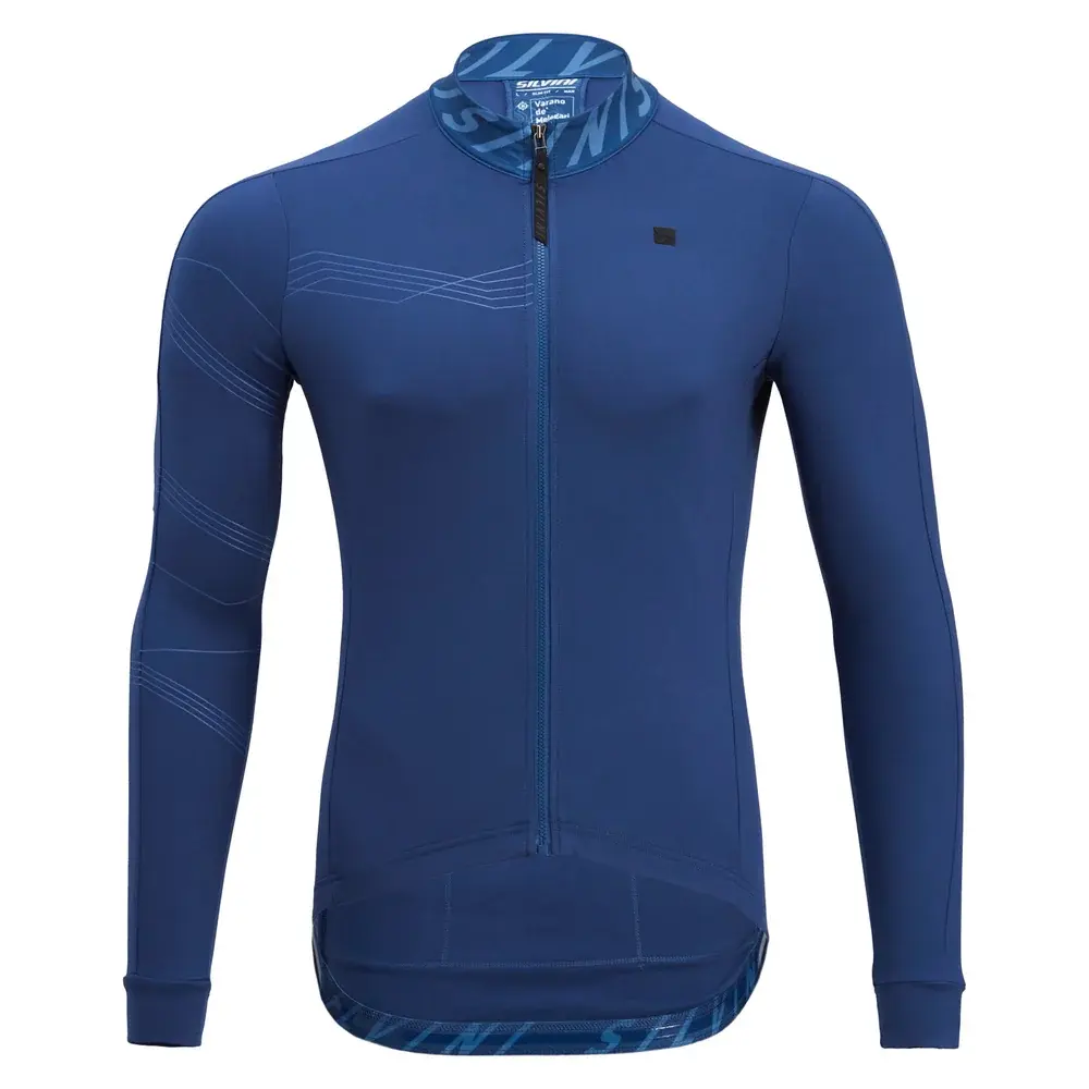 Maillot vélo homme Silvini Varano Navy blue