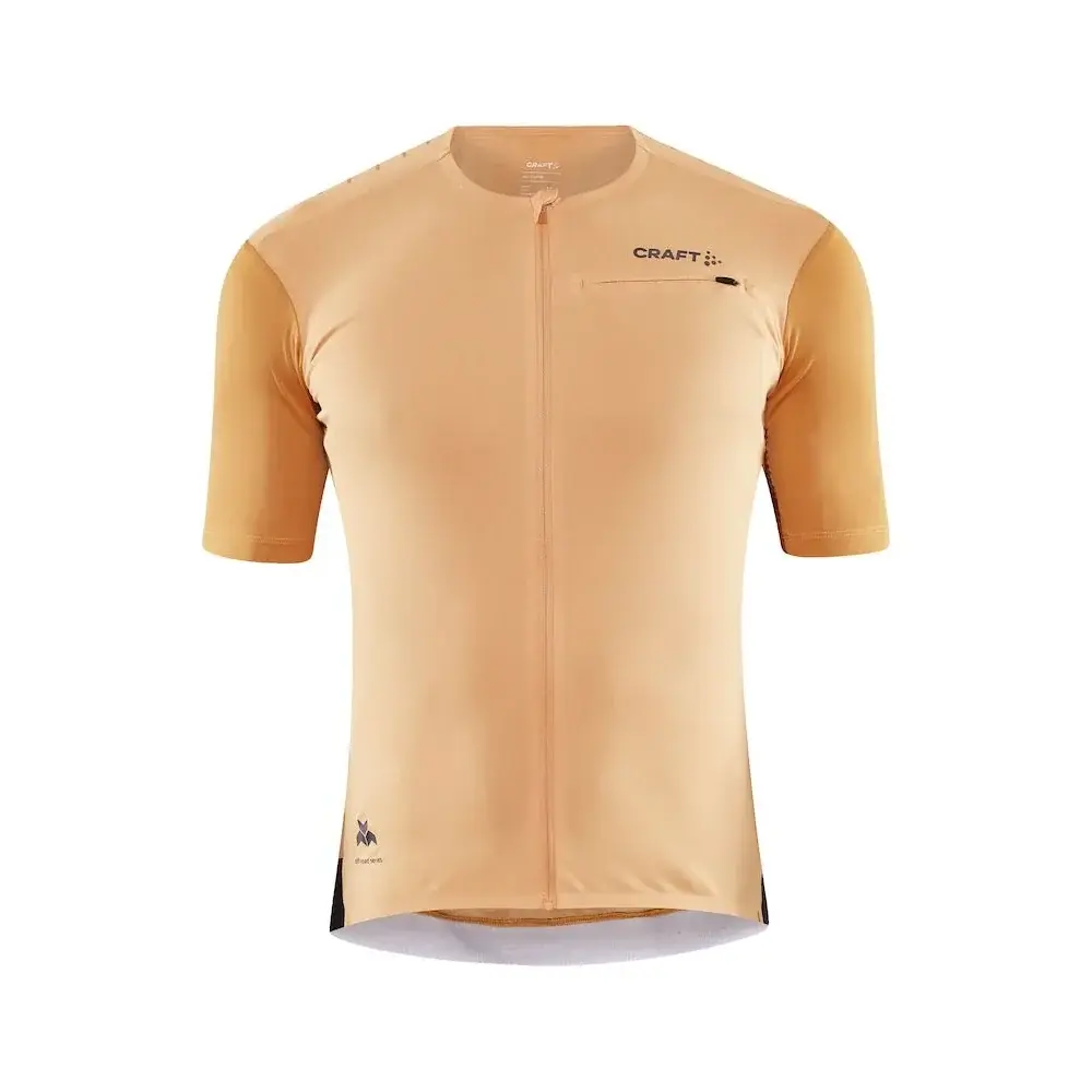 Maillot vélo homme Craft PRO Gravel orange